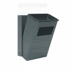 Papelera urbana con cenicero