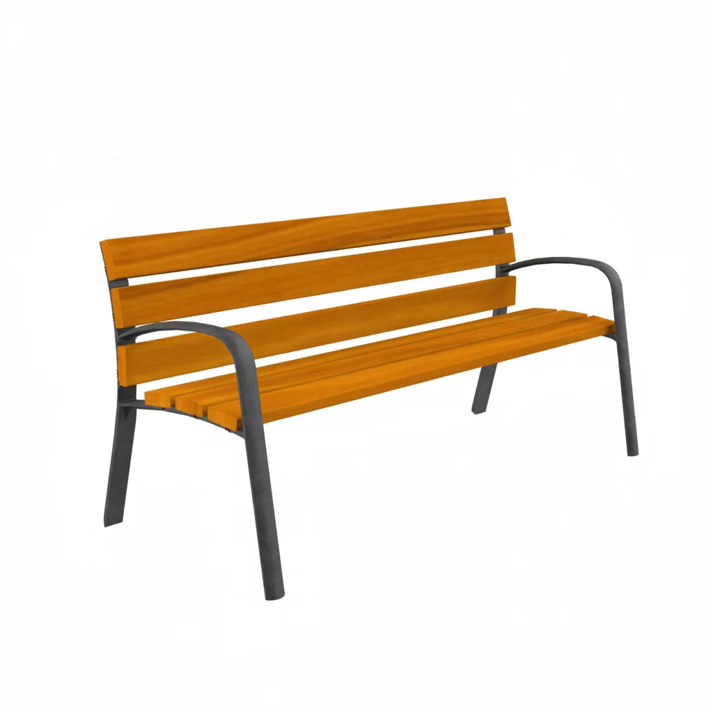 Banco urbano madera C106