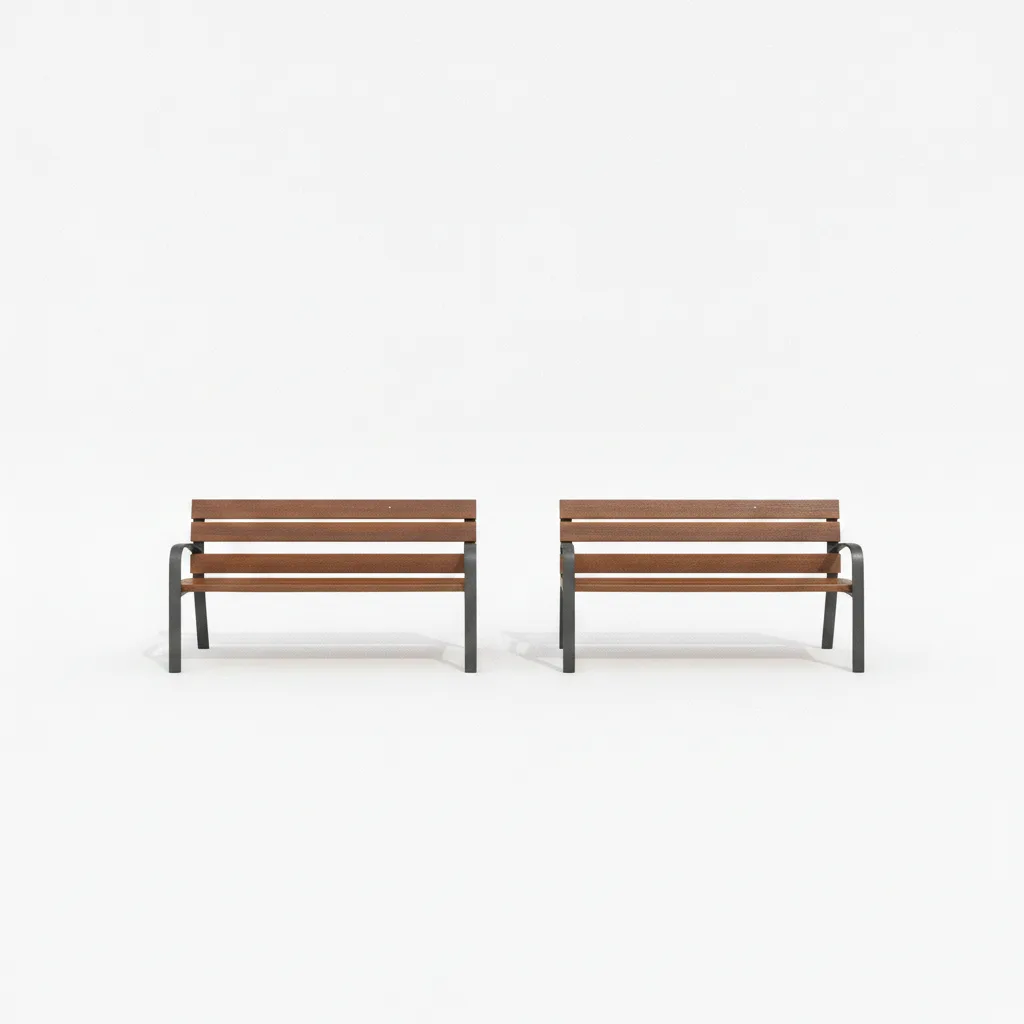 Banco urbano madera C106 - Imagen 3