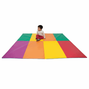 Tatami plegable multicolor