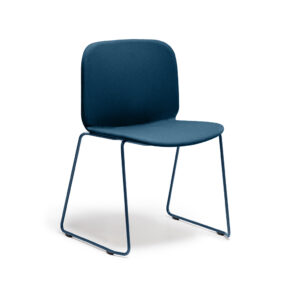 Silla tapizada VENT pata patín