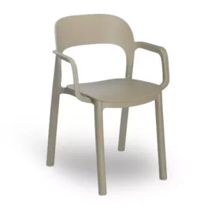 Silla ONA apilable, con brazos