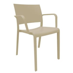 Silla FIONA apilable, con brazos