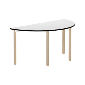 Mesa infantil semicircular KIDDY-SC patas madera
