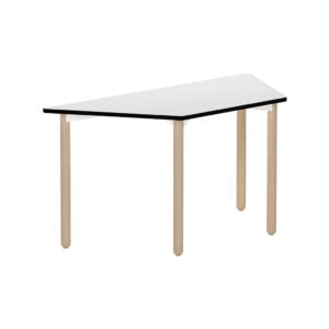Mesa infantil trapezoidal KIDDY-T patas madera