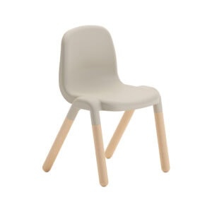Silla infantil LOLA apilable, patas madera