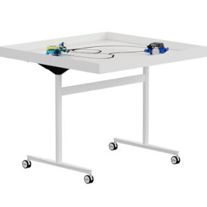 Mesa rotulable TEAM BOT abatible con ruedas
