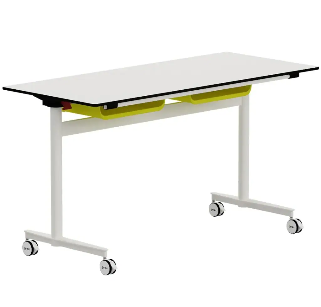 Mesa abatible con ruedas