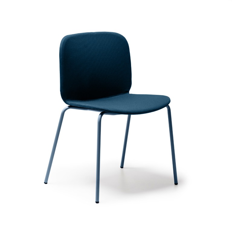 Silla tapizada VENT apilable